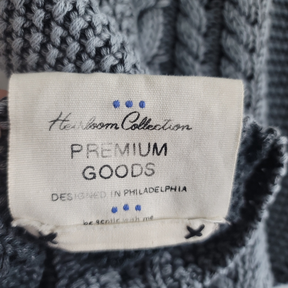 Breton Cable Knit Tank Top - Gray - Picture 9 of 9